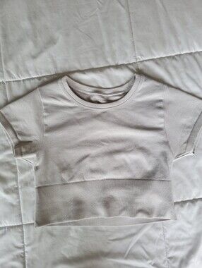 Off The Line Crop T Shirt